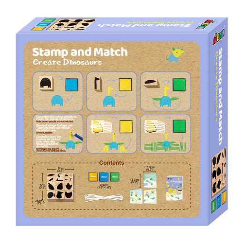 Stamp And Match Dinosaurs
