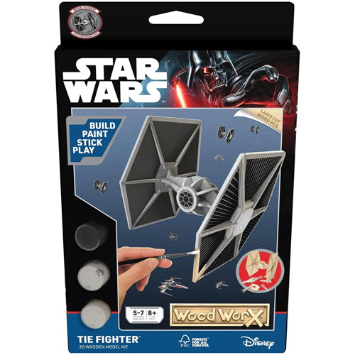 Star Wars Tie Fighter Wood Worx Model Kit