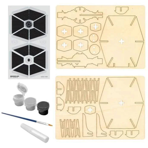 Star Wars Tie Fighter Wood Worx Model Kit