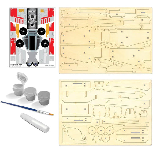 Star Wars X-Wing Starfighter Wood Worx Model Kit