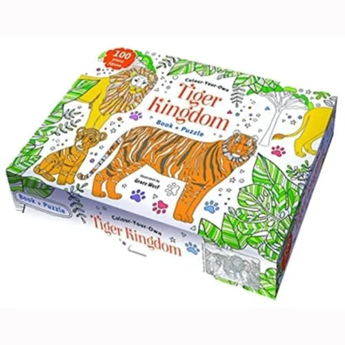 Tiger Kingdom Colour You Own Jigsaw Grace West Lake Press