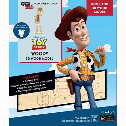 Incredibuild Toy Story Woody 3D Wood Model