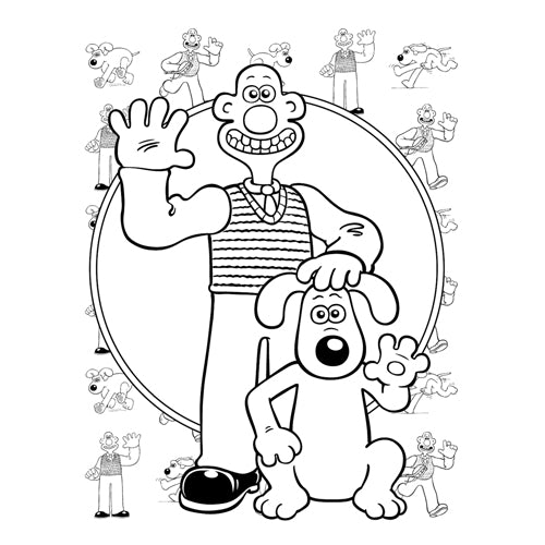 Wallace & Gromit Colouring Book