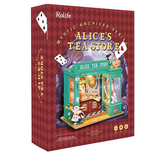 Alice's Teastore Miniature House Robotime DG156 Whirligig Toys