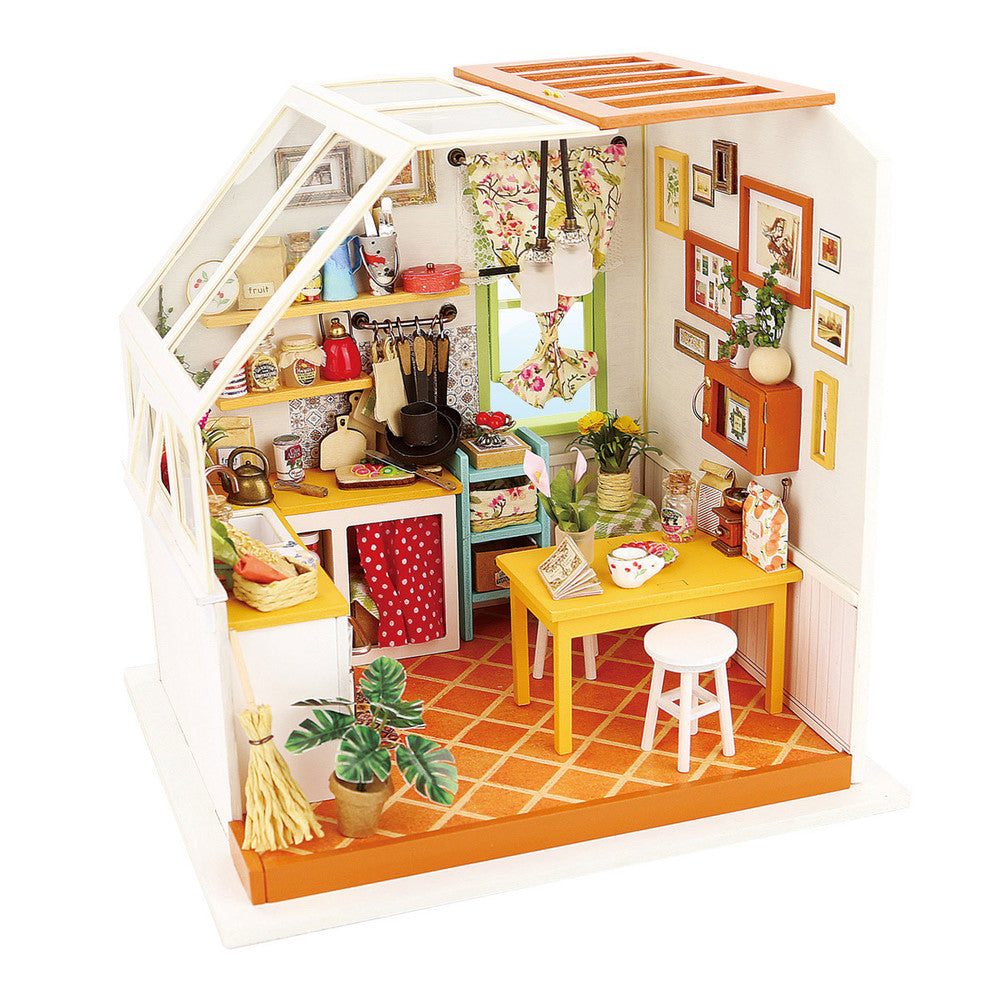 Robotime Jason's Kitchen DIY Miniature House DG105 Whirligig Toys