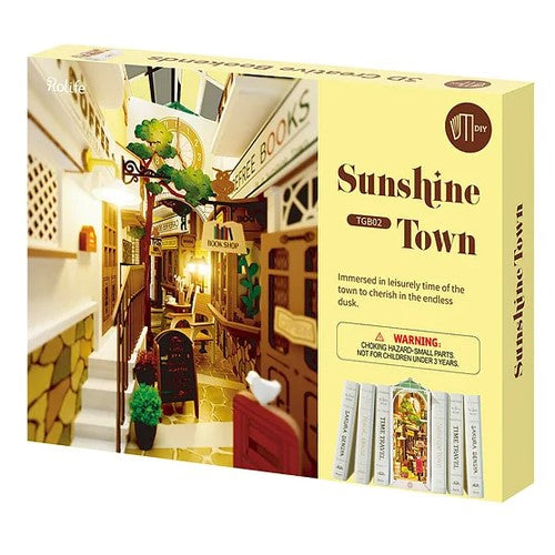 Rolife Robotime Sunshine Town DIY Book Nook TGB02