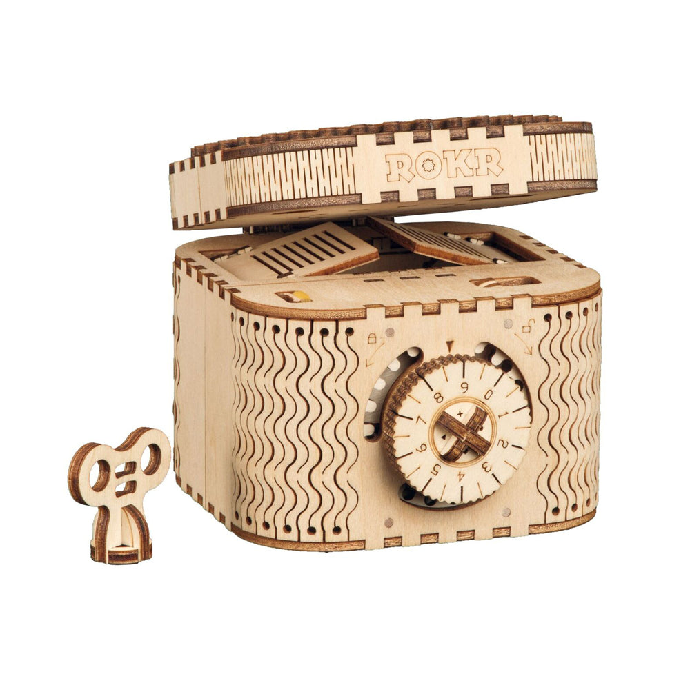 Wooden Treasure Box Kit ROKR LK502 