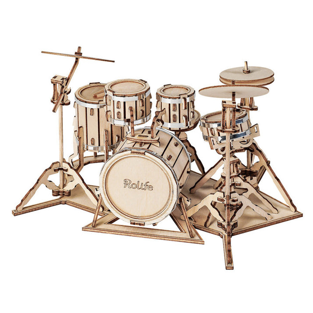 ROKR Rolife Wooden Drum Kit Model TG409