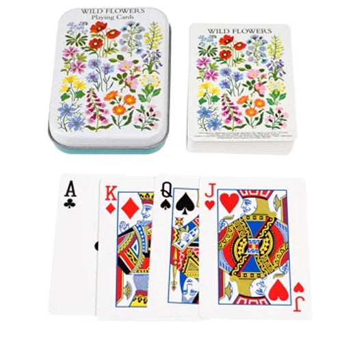 Rex London Wild Flowers Playing Cards