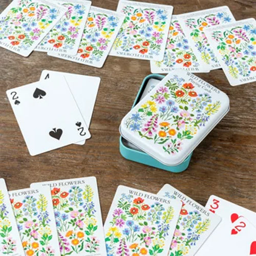 Rex London Wild Flowers Playing Cards