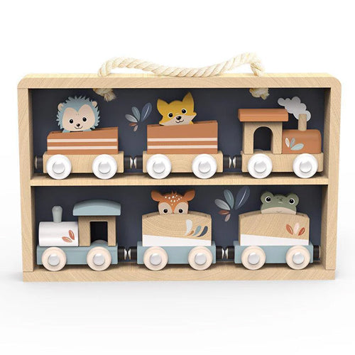 Speedy Monkey Wooden Train 