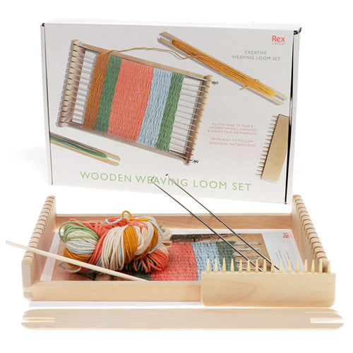 Wooden Weaving Loom Set Rex London