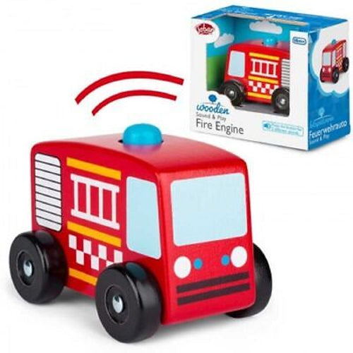 Tobar Wooden Sound & Play Fire Engine