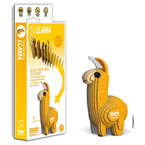 Llama 3D Model Eugy 034