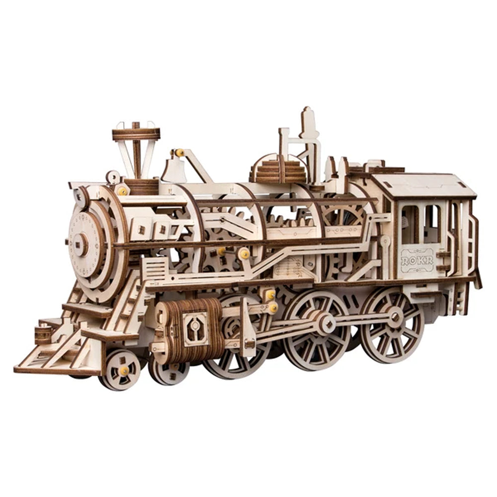 Locomotive Wooden Model LK701 ROKR Robotime