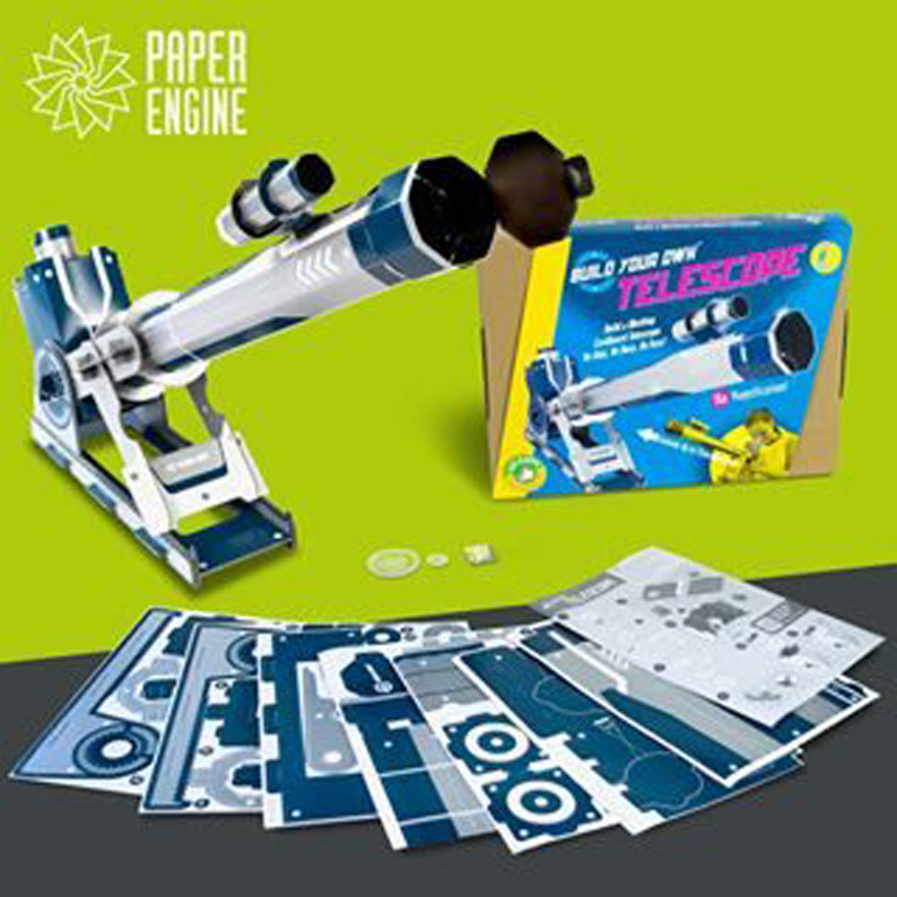 Build Your Own Telescope Paper Engine Whirligig Toys