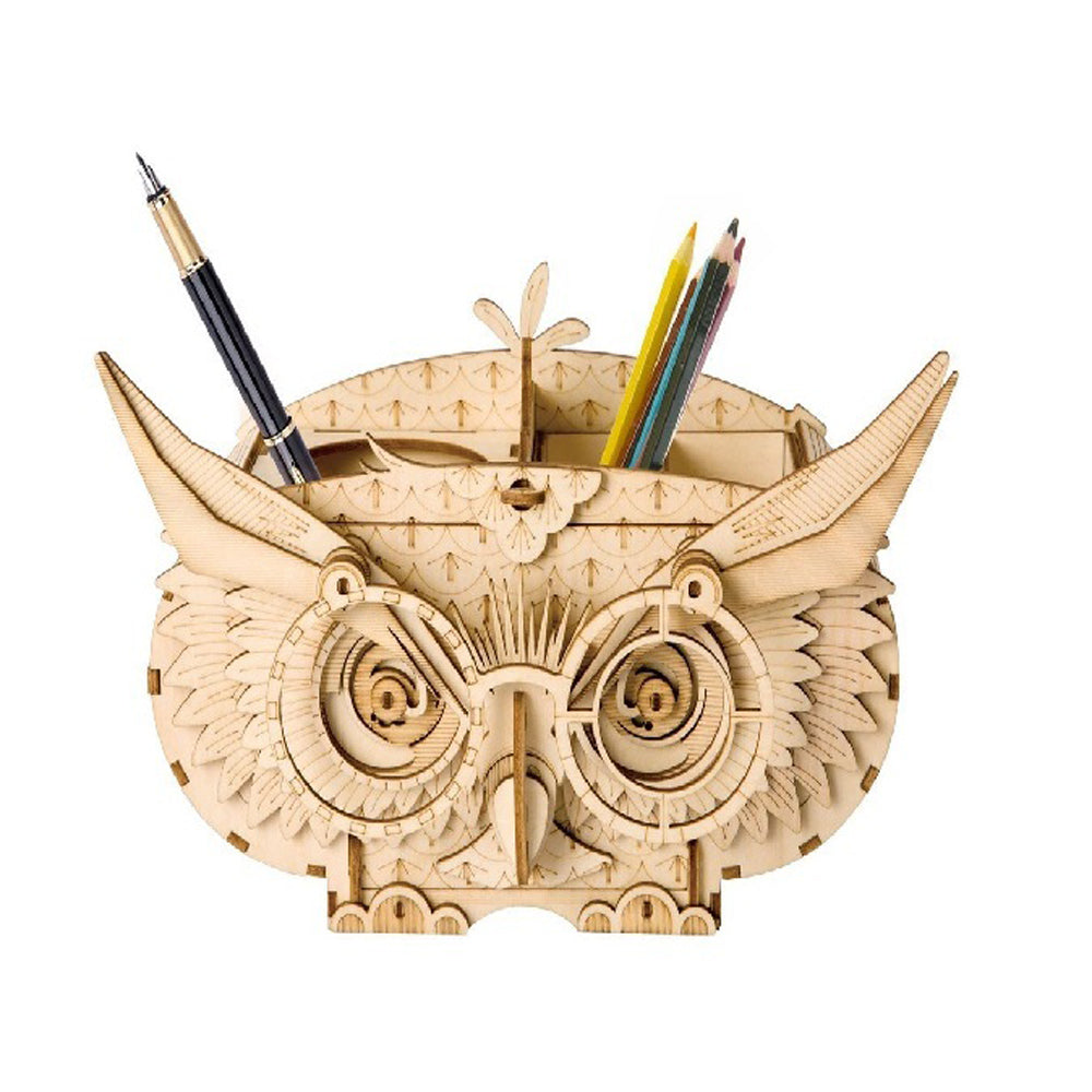 Wooden Owl Box Kit ROKR Robotime TG405