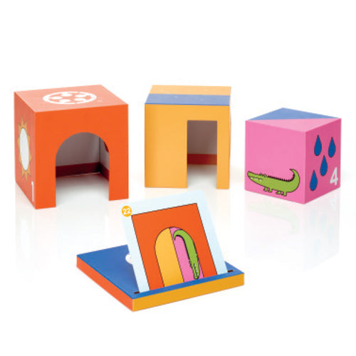 Peek A Zoo Cubes Puzzle Smart Games