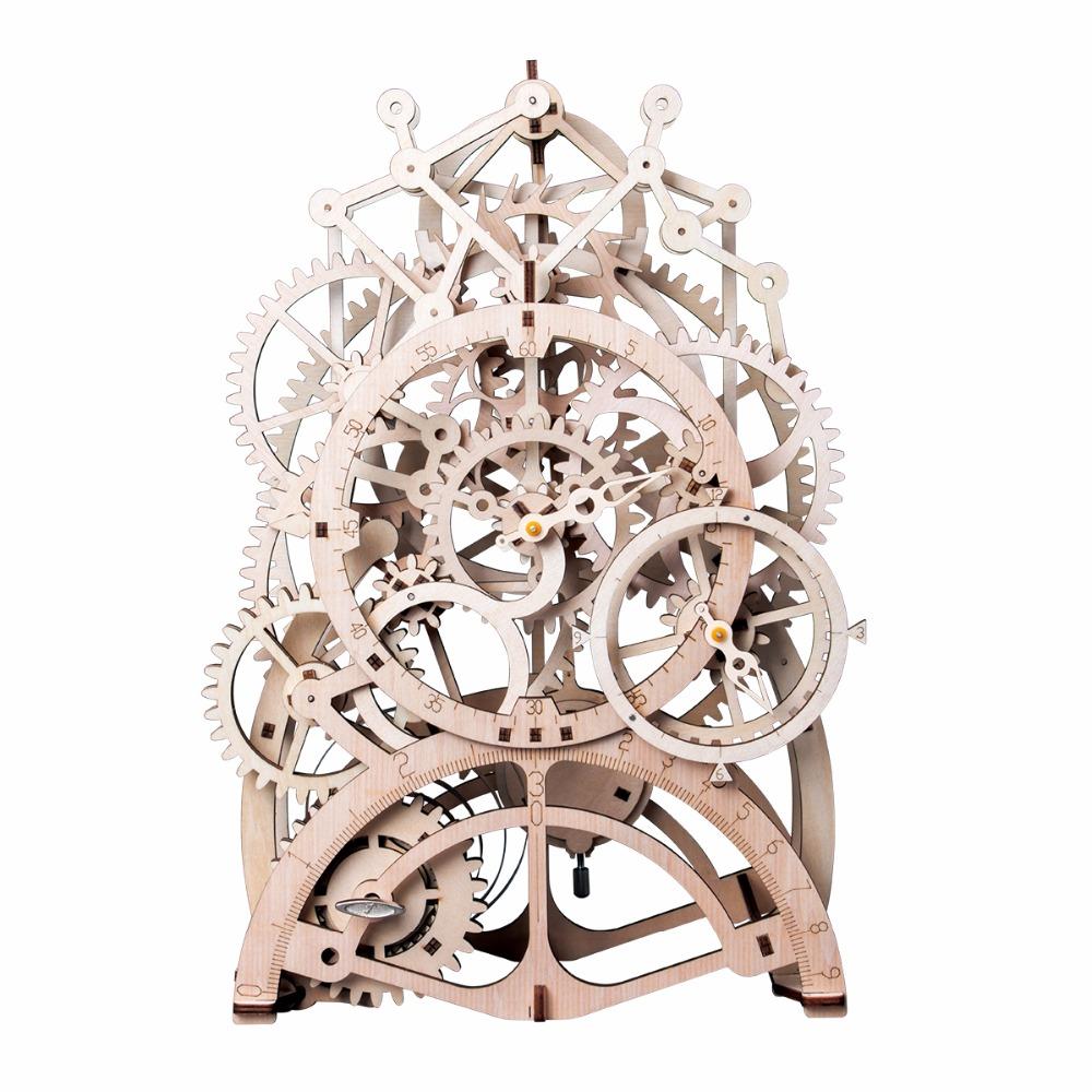 Pendulum Clock Wooden Model ROKR Robotime LK501