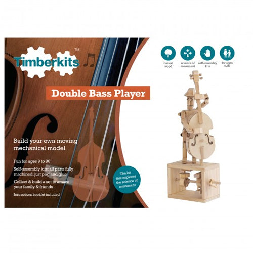 Wooden Double Bass Model